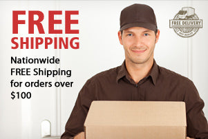 FREE Shipping for orders over $100